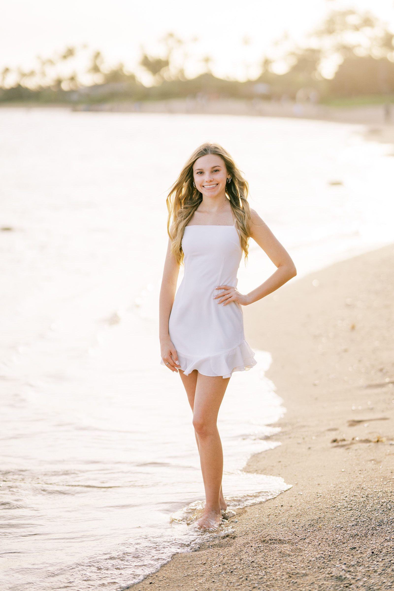 Grace #39 s Oahu Senior Portraits at Waialae Beach Park