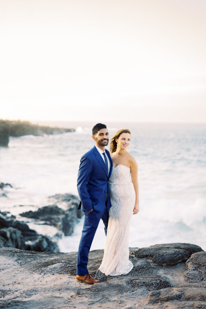 Photos of a Maui wedding on the beach