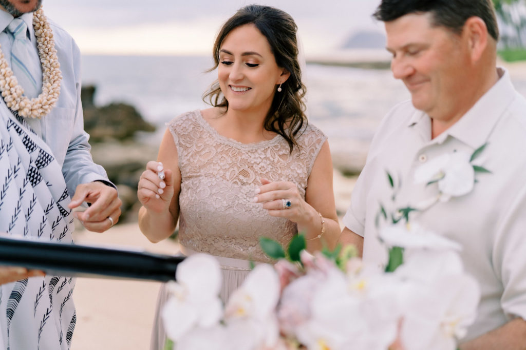 Newlyweds at the Four Seasons Resort in Hawaii