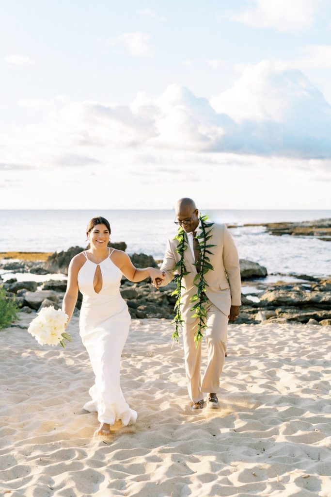 a couple eloped at the Four Seasons in Ko'olina