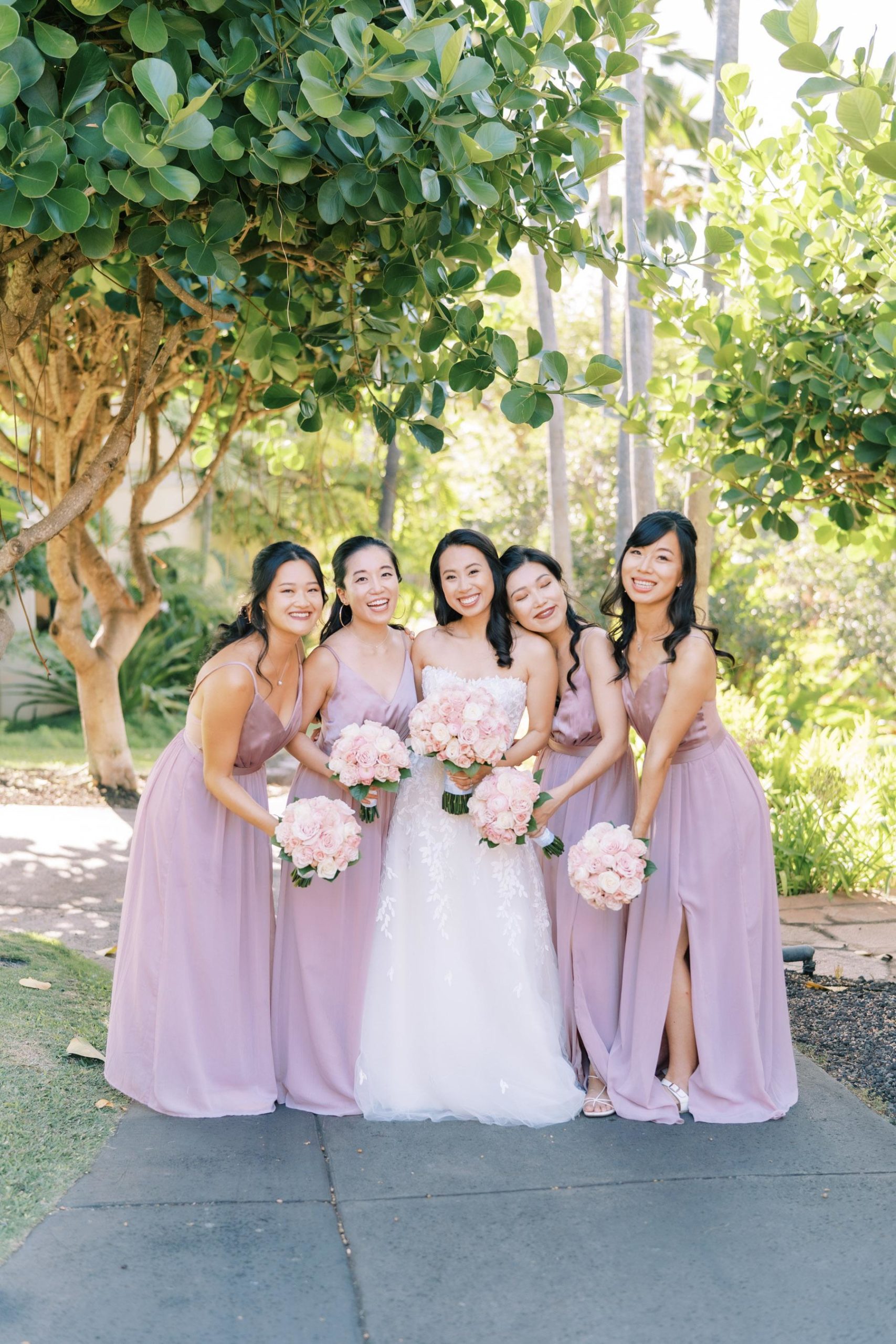 Bridesmaids Destination Wedding in Hawaii
